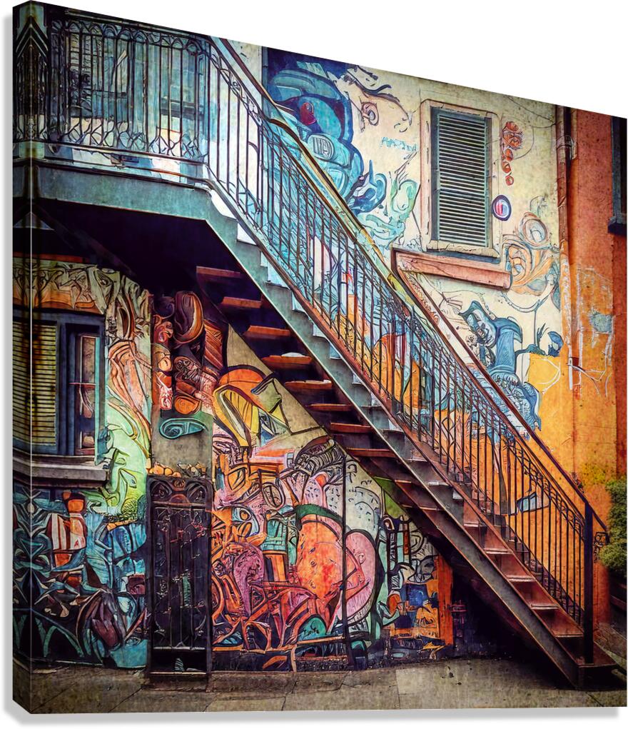 Wonderful Graffiti Art  Canvas Print