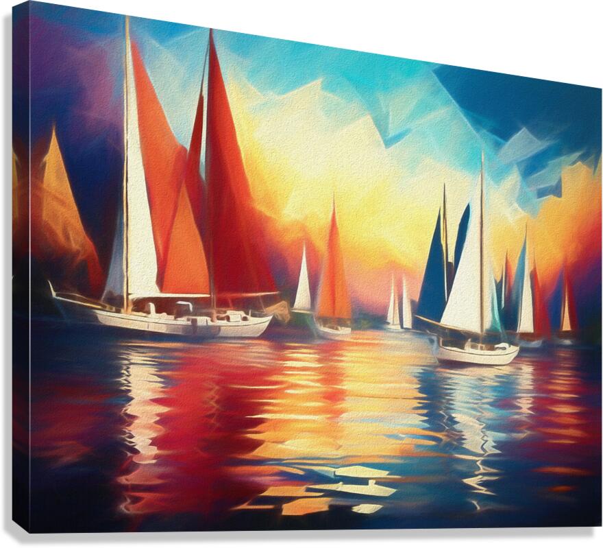 Let the Wind Carry You Away Canvas Print