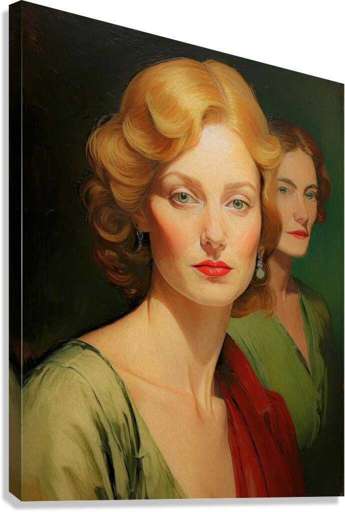 Auntie Marg and Maude Canvas Print