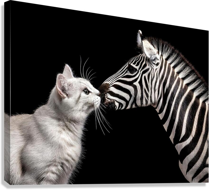 Kissy Kissy Canvas Print