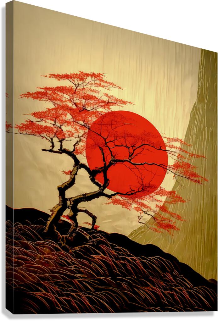 Red Moon  Canvas Print
