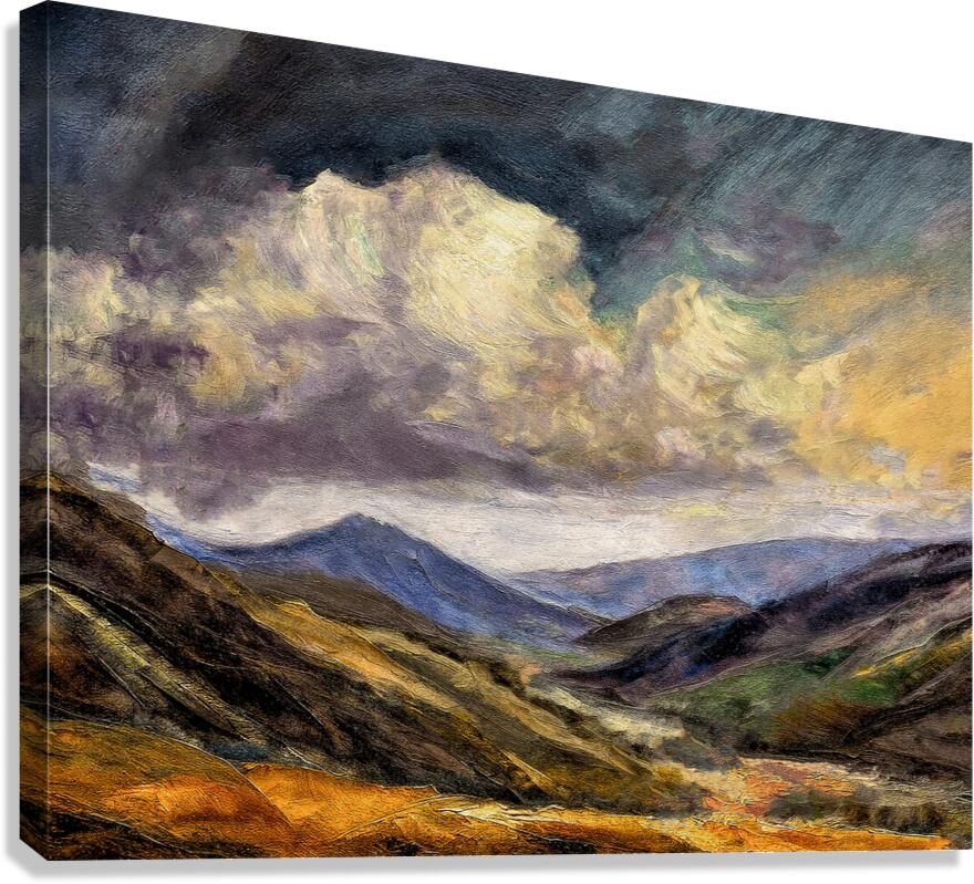 The Mourne Mountains in Ireland Impression sur toile