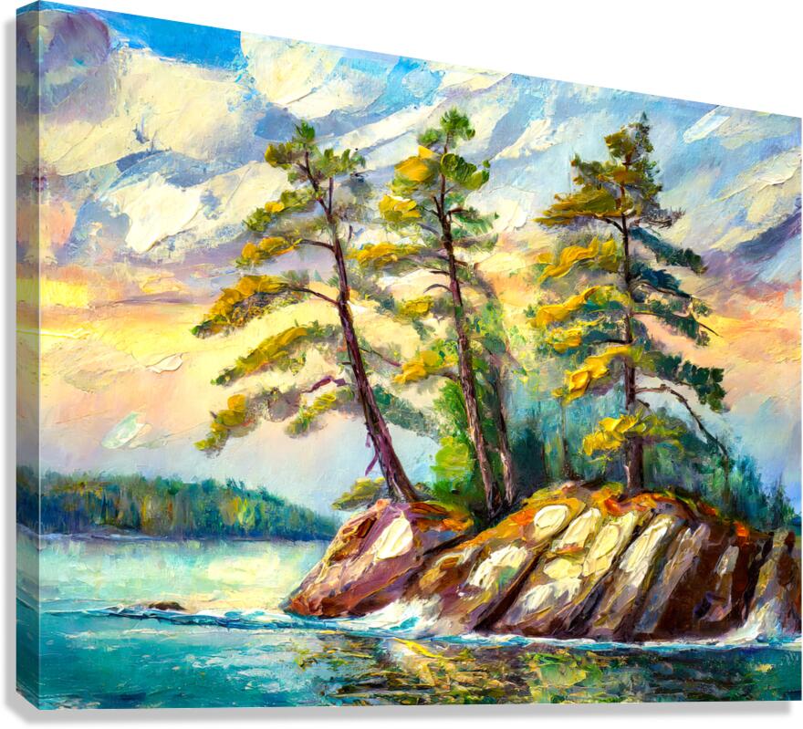Muskoka Pine Trees Canvas Print