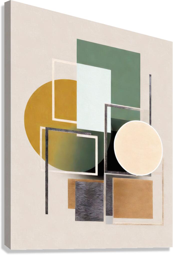 Modern Art in Muted Colors Canvas Print