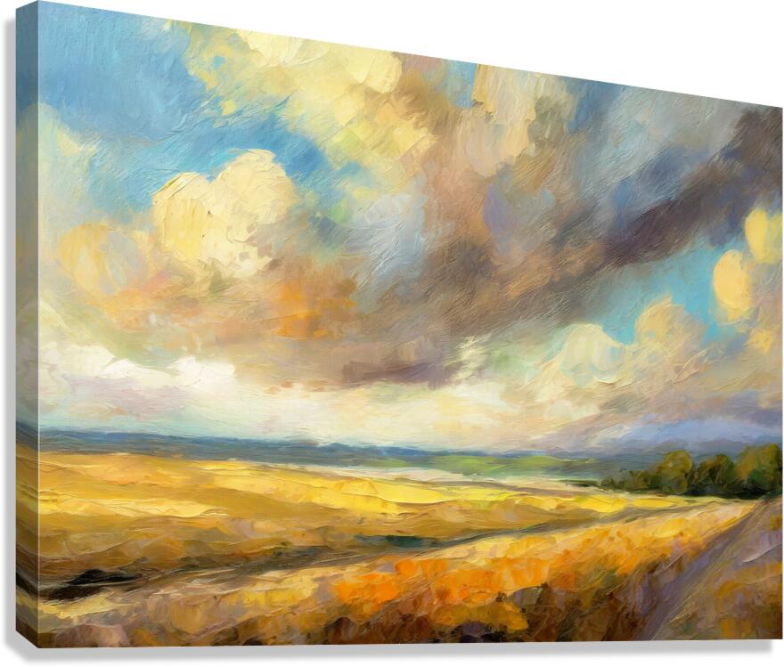 Beautiful Prairie Skies Canvas Print