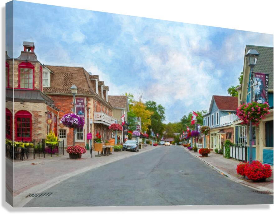 Old Historic Unionville Canvas Print
