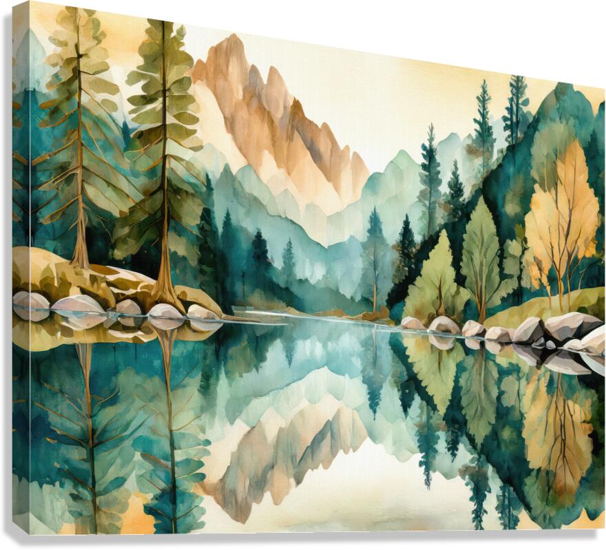 Colors of Clean and Fresh Canvas Print