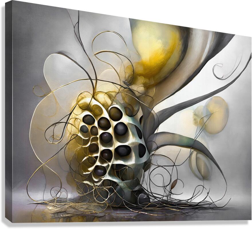Seeds Falling from the Pod  Canvas Print