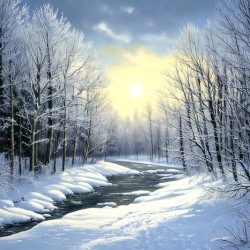 Bare Trees in Early Winter