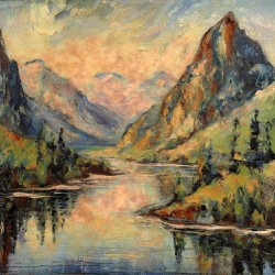 Craggy Mountains in the Colours of My Heart