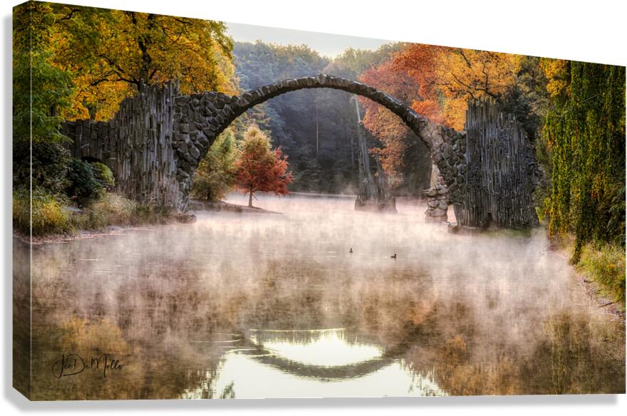 Gablenz Devils Bridge Canvas Print