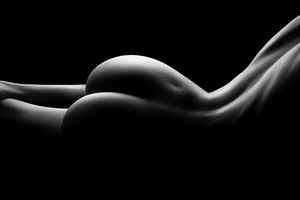 Nude woman bodyscape 92