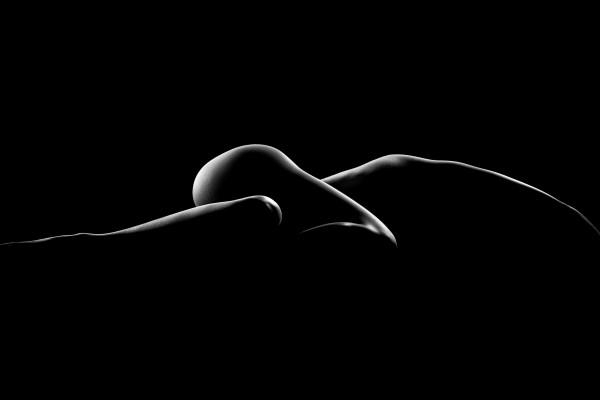 Nude woman bodyscape 7 by Johan Swanepoel