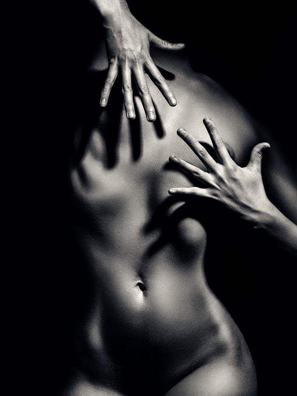 Nude woman fine art 10 by Johan Swanepoel