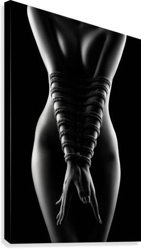 Nude Woman bondage 2 Canvas Print