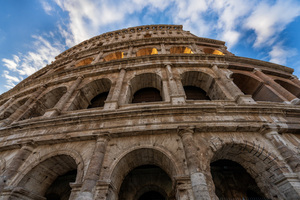 Morning at the colosseum