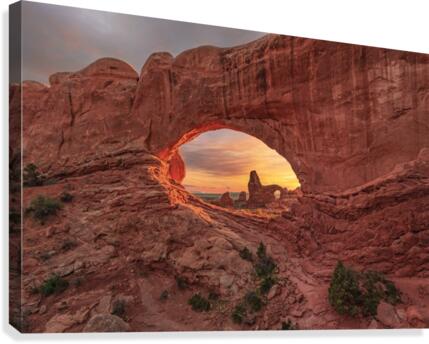 The windows Canvas Print