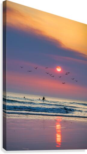 Red glow 2 Canvas Print