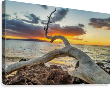 Maluaka sunset Canvas Print