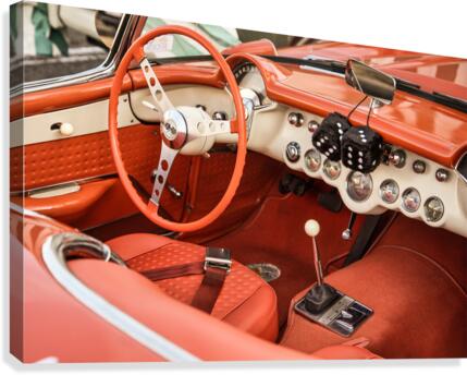 chevy corvette 1962 Canvas Print