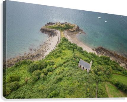 Pointe de la trinite Canvas Print