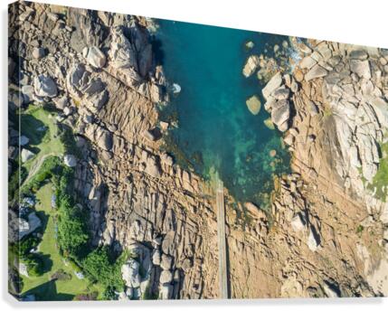 Cale de Ploumanach Canvas Print