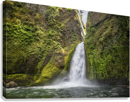 Wahclella Falls Canvas Print