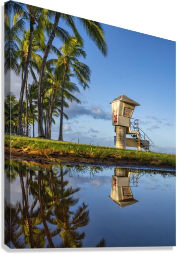 Waikiki reflection Canvas Print