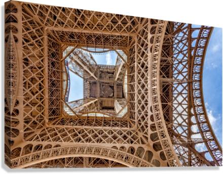Under the Eiffel Canvas Print