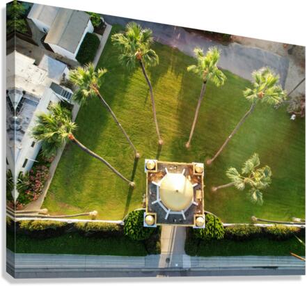 Self realization temple Canvas Print