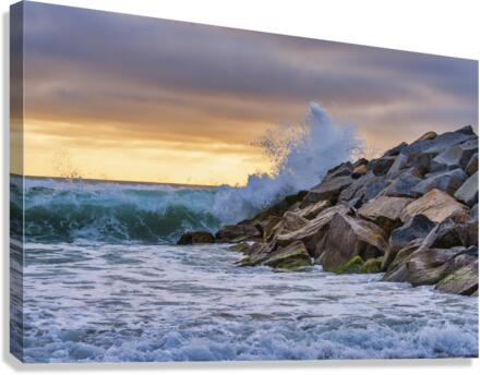 ponto wave Canvas Print