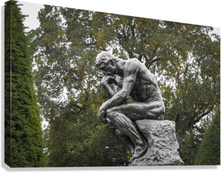 Thinking Canvas Print
