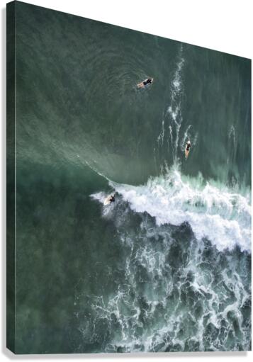surfers Canvas Print