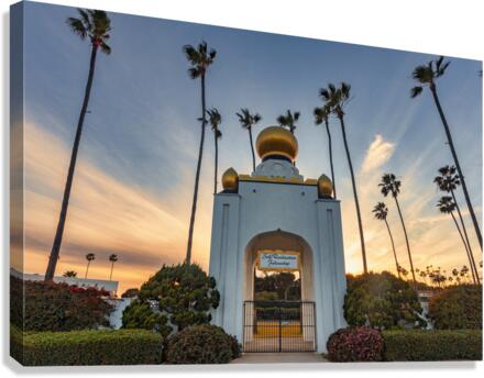 Self realization temple Canvas Print