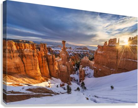 Bryce sunrise Canvas Print
