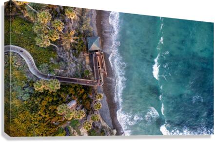 Swamis beach Canvas Print