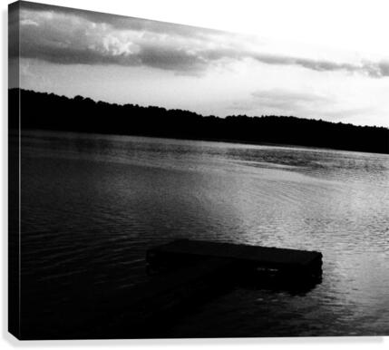 Dock at Sunset Canvas Print