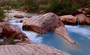 Blue waters in Grand Canyon 