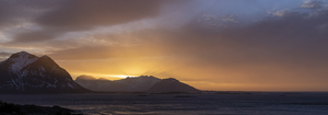Lofoten sunset pano