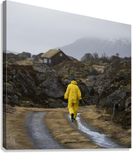 In the rain Canvas Print