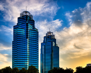 King and Queen Towers - Sandy Springs Georgia Architecture