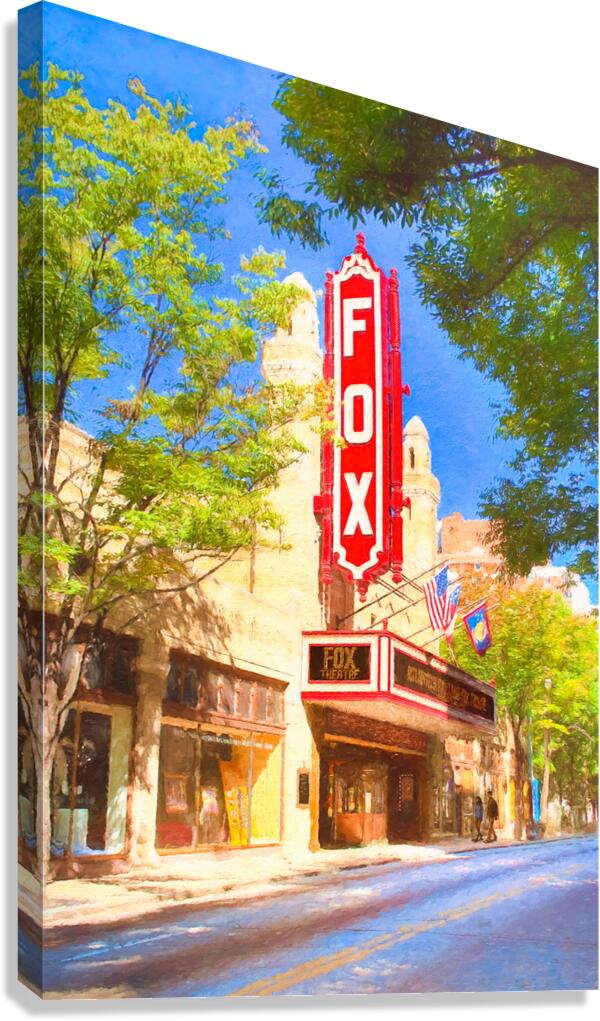 Historic Fox Theatre on Peachtree Street in Atlanta Georgia Canvas Print