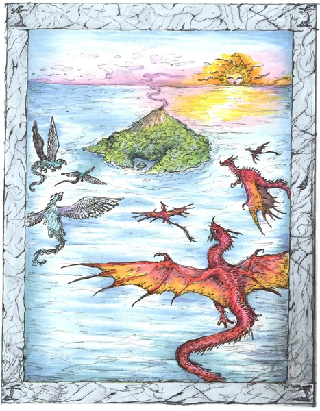 The Island Print