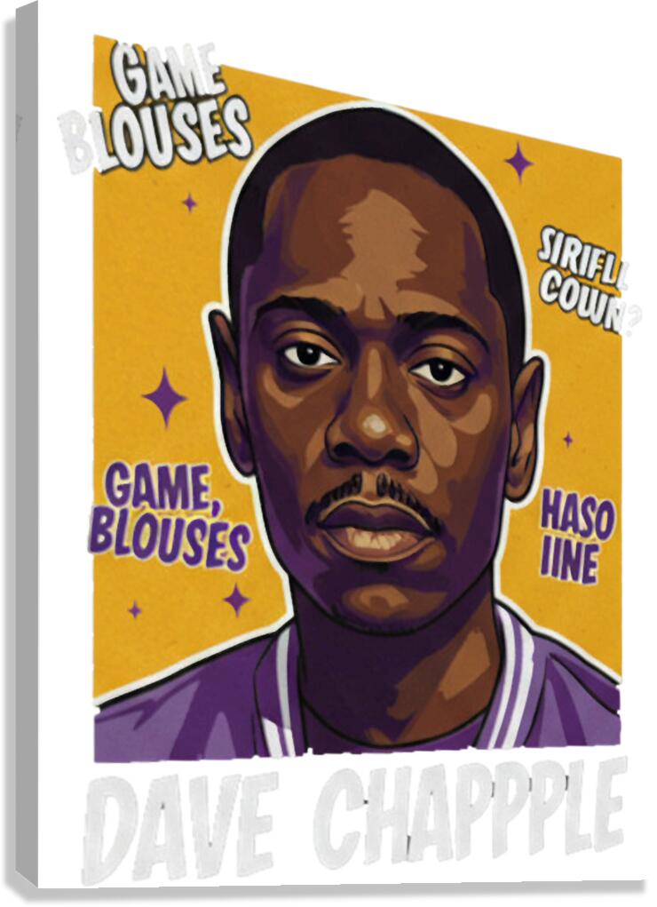 Dave Chappelle 21 Canvas Print