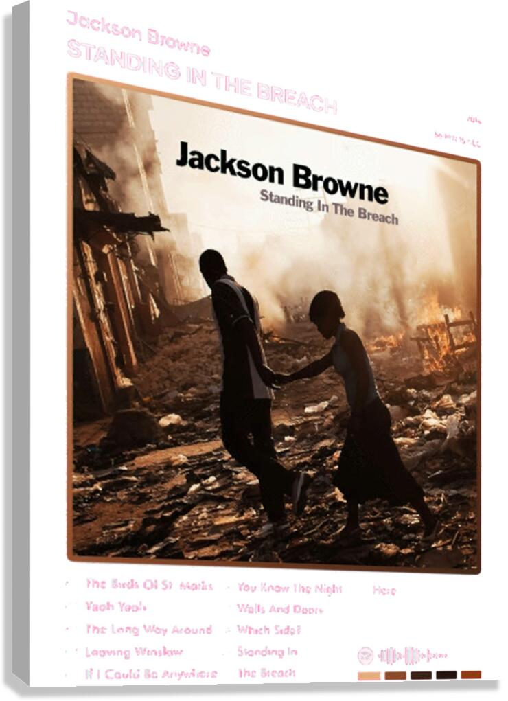 Jackson Browne 18 Canvas Print