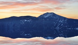 Crater Lake Sunset