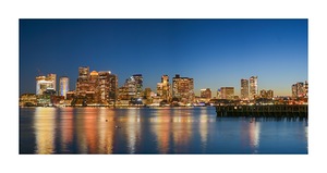 Boston Harbor Panorama