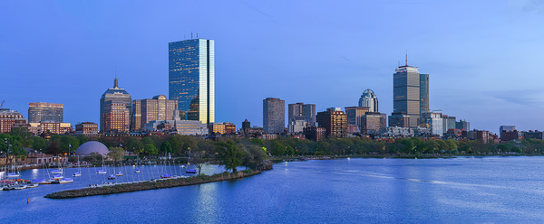 Back Bay from Longfellow Print