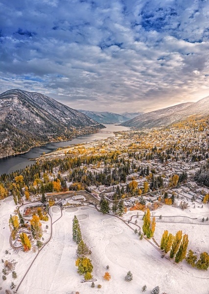 First Snowfall - Nelson Print