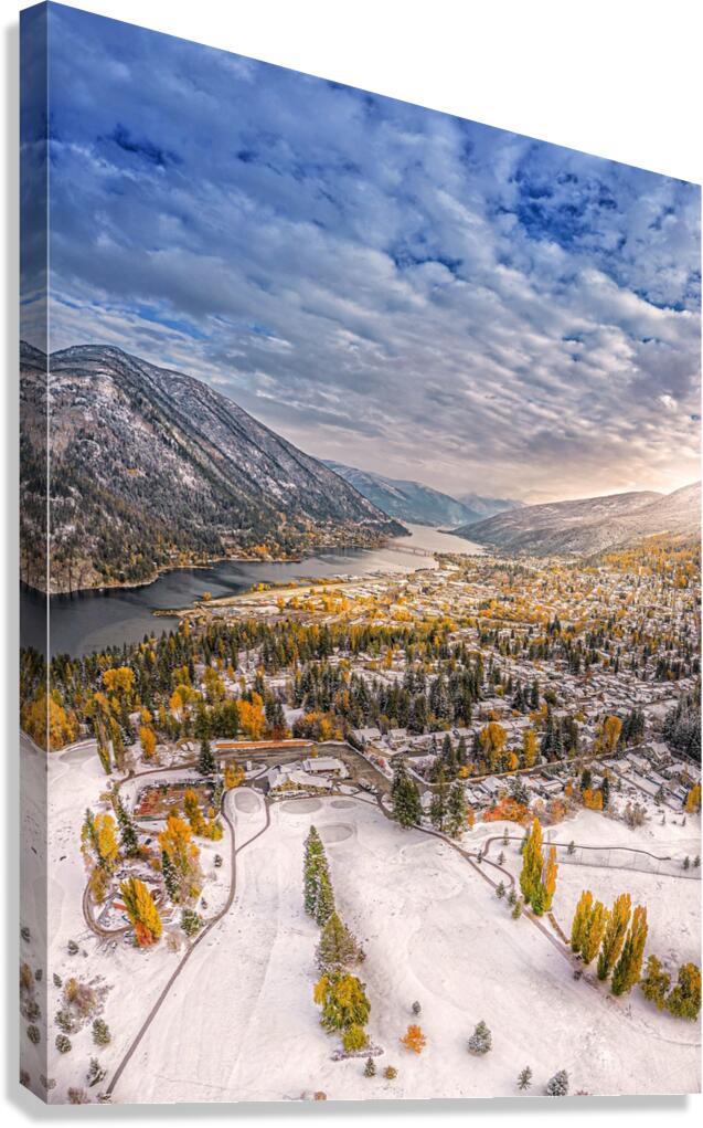 First Snowfall - Nelson Canvas Print